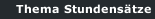 Thema Stundens&auml;tze